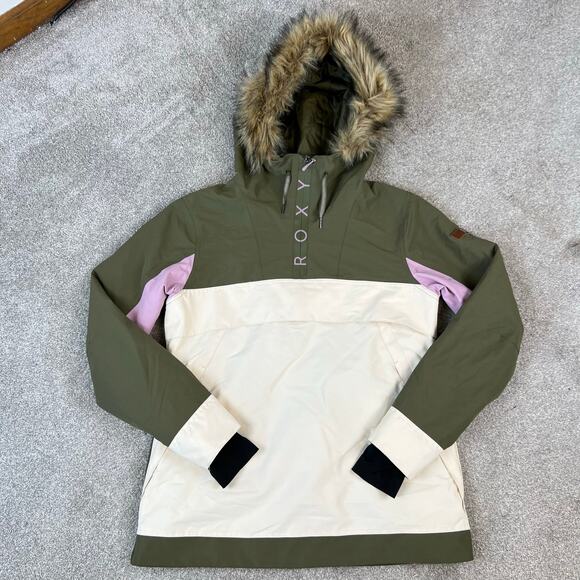 ROXY Women's Waterproof Insulated Shelter Snow Snow Sports Winter Jacket (Sz L) - Picture 13 of 13